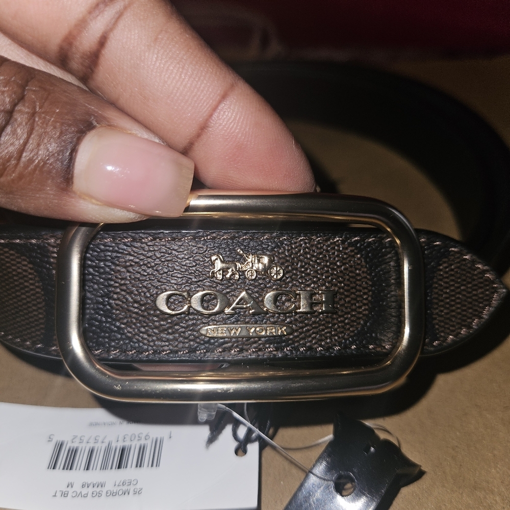Coach Morgan Signature PVC Belt - Picture 3 of 6